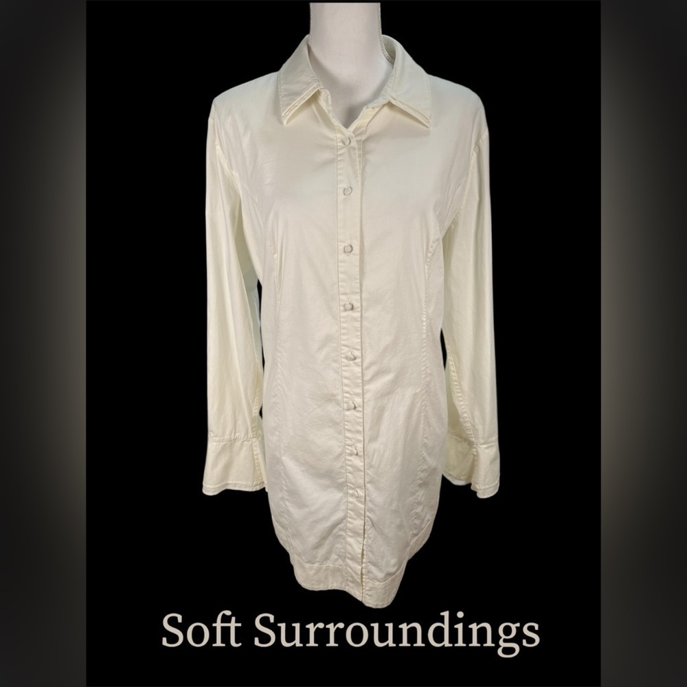 Soft Surroundings | Button Up Blouse